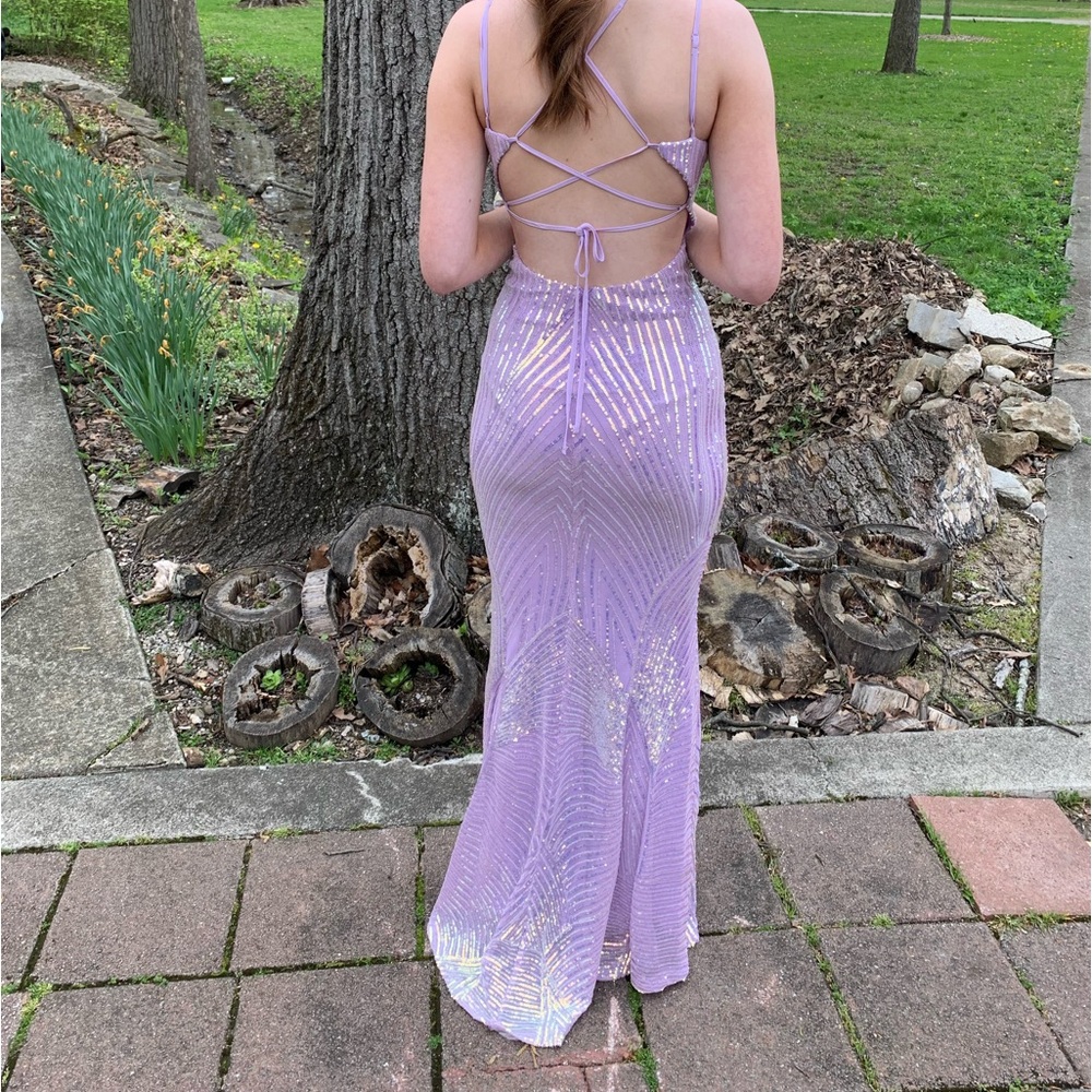 Lavender Prom Dress